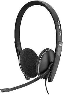 Sennheiser PC 3.2 Chat Headset mit Noise-Cancelling Mikrofon und klappbarem Bügelmikrofon, leicht und komfortabel für entspanntes Gaming und Call Control, 3,5-mm-Klinke