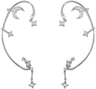 2PCS Women's Clip-On Earrings Hook Without Pierced