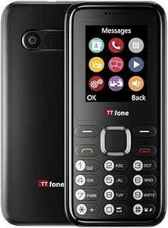 TTfone TT150 Handy mit Dual-SIM und Bluetooth, langer Akkulaufzeit, 32 MB RAM, robust und leicht, ideal für Senioren und einfach zu bedienen für Reisen und den täglichen Gebrauch