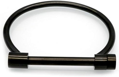 Stainless Steel D Shape Bar Screw Shackle Horseshoe Novelty Fashion Bangle Bracelet Jewelry Unisex Couple gift