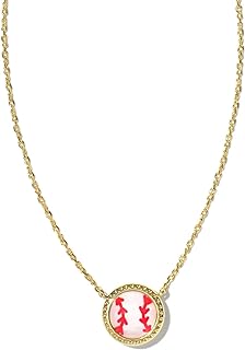 Kendra Scott Baseball Short Pendant Necklace, Fashion Jewelry for Women