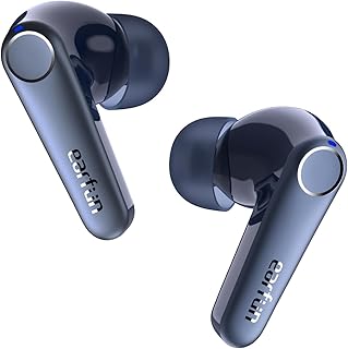 EarFun Air Pro 3 Bluetooth In-Ear Kopfhörer mit Qualcomm aptX Adaptive und 43dB Hybrid Aktive Noise Cancelling, ideal für unterwegs oder im Büro, bis zu 45 Stunden Akkulaufzeit