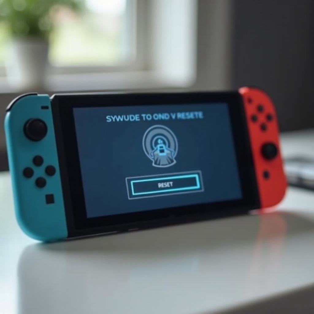 comment réinitialiser nintendo switch