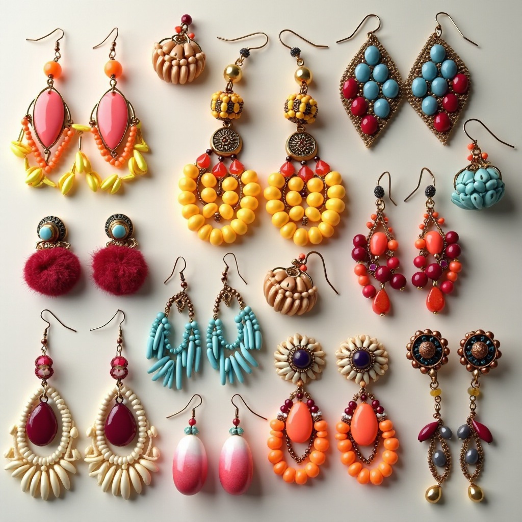 Guide 2024 : Boucles d'Oreilles Colorées pour Femmes