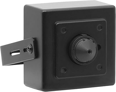 Vonnision 5MP POE IP Pinhole Hidden Camera with Motion Sensor and 3.7mm Wide-angle Lens, Mini Size for Indoor Spy Use, Compatible with Hikvision, Dahua, LTS NVR Systems