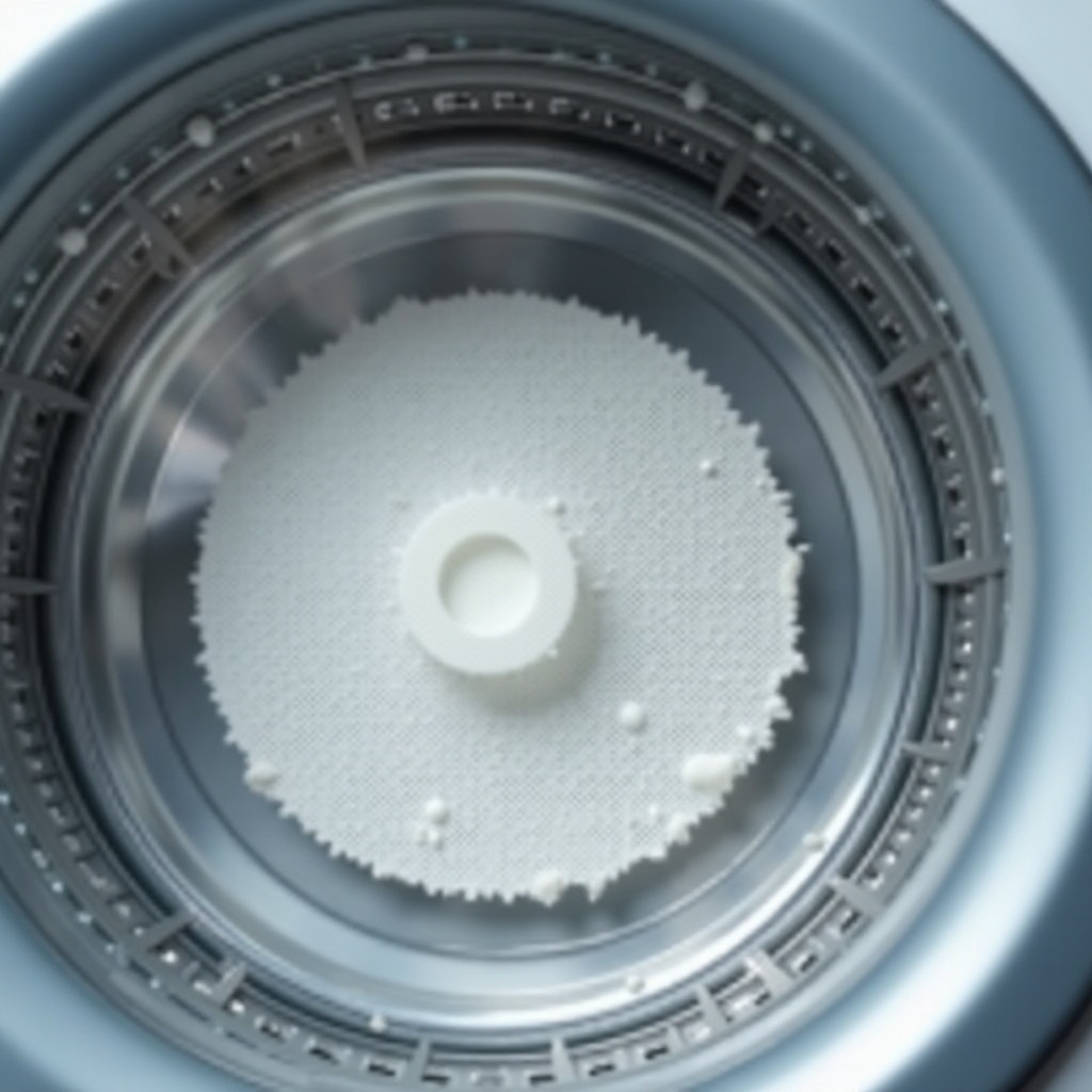 lint in washer