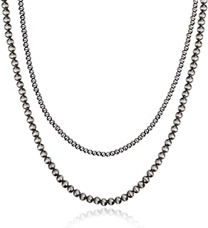 Navajo Pearl Layered Necklace Western Cowgirl Country Girl Gift for Women