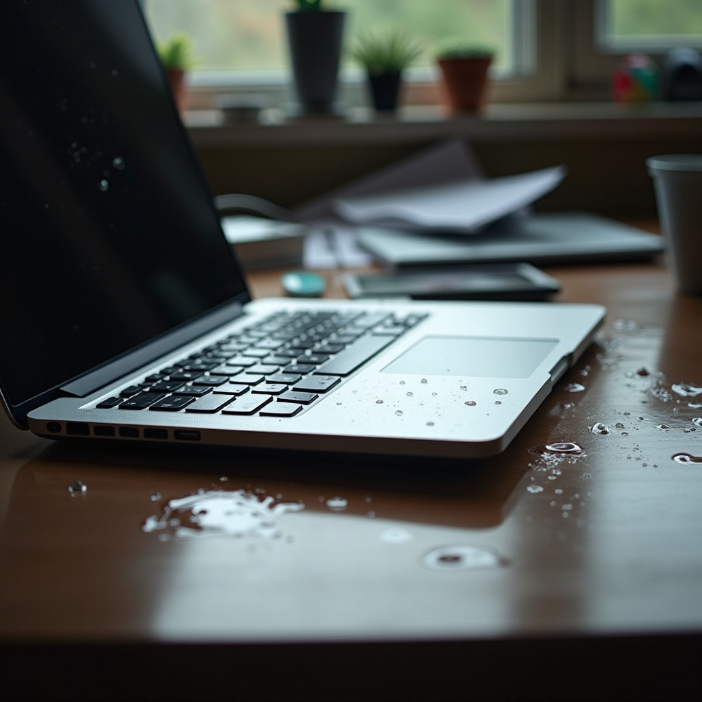 Mon MacBook a pris l'eau et ne s'allume plus - Solutions