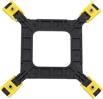 GENNEL Adjustable Motherboard Backplate for Intel Socket 1155, with Easy Operation, High-Quality Plastic, 3.8x3.8 Inches. Ideal for Custom PC Builders and Enthusiasts