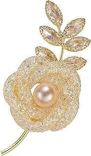 Rose Pin, Red Rose Flower Brooch Pin,Butterfly Brooch Pin,Painted Butterfly Colourful Pins,fashion pearl brooch for Women decorative pins t for Women Girls Wedding Birthday Party Hoilday Gifts