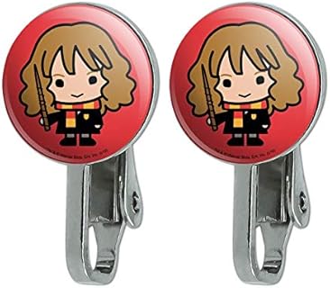 Harry Potter Cute Chibi Hermione Character Novelty Clip-On Stud Earrings