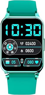 PUZESHUN 1.7インチ血糖値測定スマートウォッチ、活動量計・万歩計、IP68防水、2年保証、iPhone/Android対応、一般消費者向け