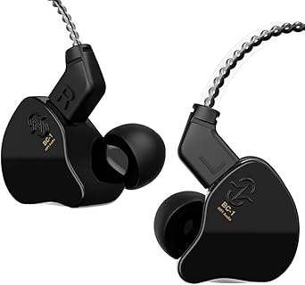 Yinyoo Mélodie Écouteurs Gaming Intra-Auriculaires avec Son Hi-Fi Bass, Câble Détachable OFC, et Isolation Acoustique. Idéal pour Smartphone et PC