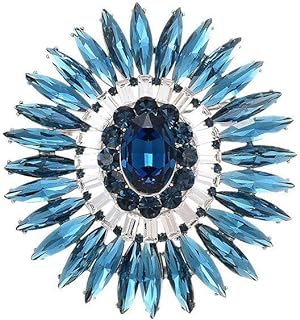 Rhinestone Brooch for Women Rhinestone Brooches Pins Crystal Lapel Pin Jewelry Christmas Valentine's Day Gift for Wife Girlfriend