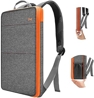 ZINZ Mochila para Portátil de 14 Pulgadas, Expandible y Resistente al Agua, para MacBook Pro, con Capacidad Variable y Compartimento Acolchado, Ideal para Profesionales y Estudiantes