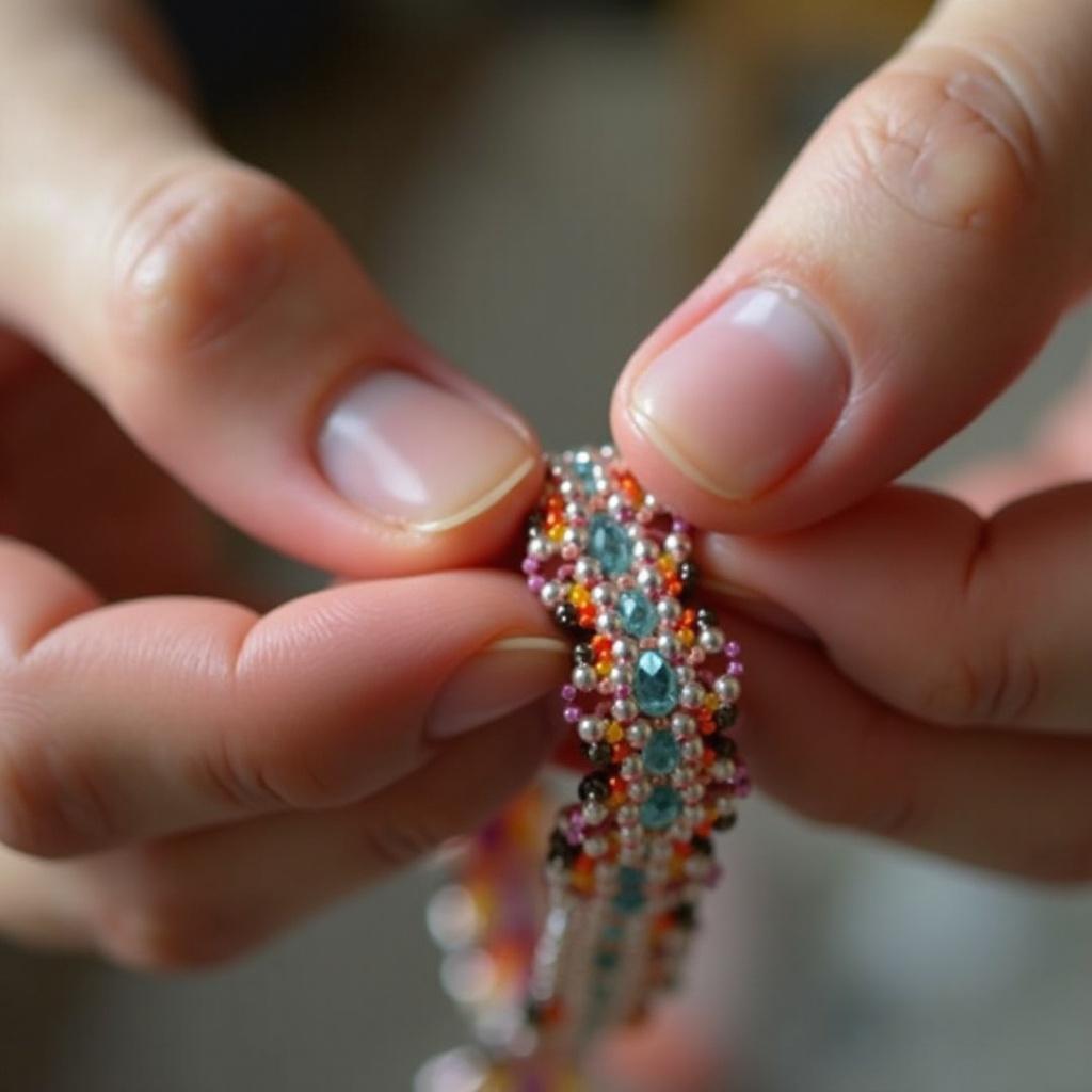 Effortlessly Finish Beaded Bracelets Without Clasps