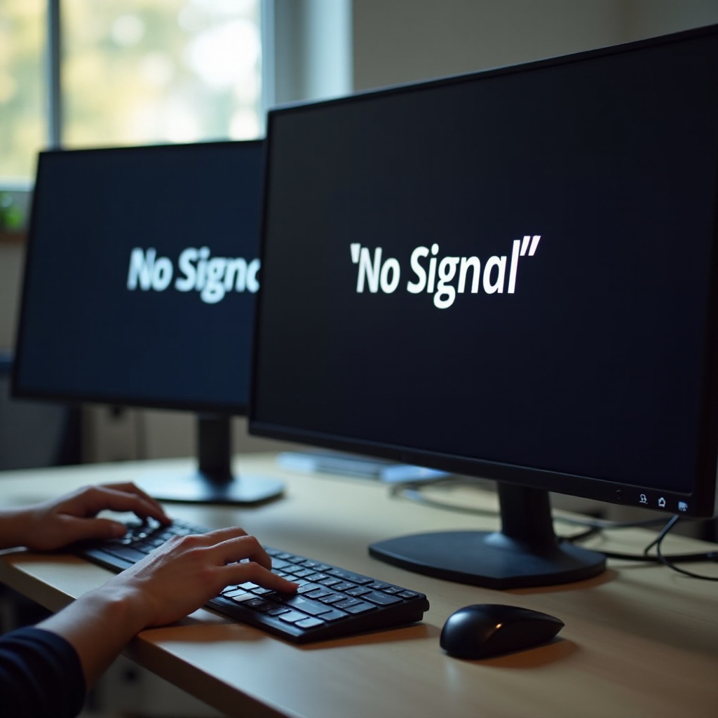 pc fährt hoch bildschirm kein signal