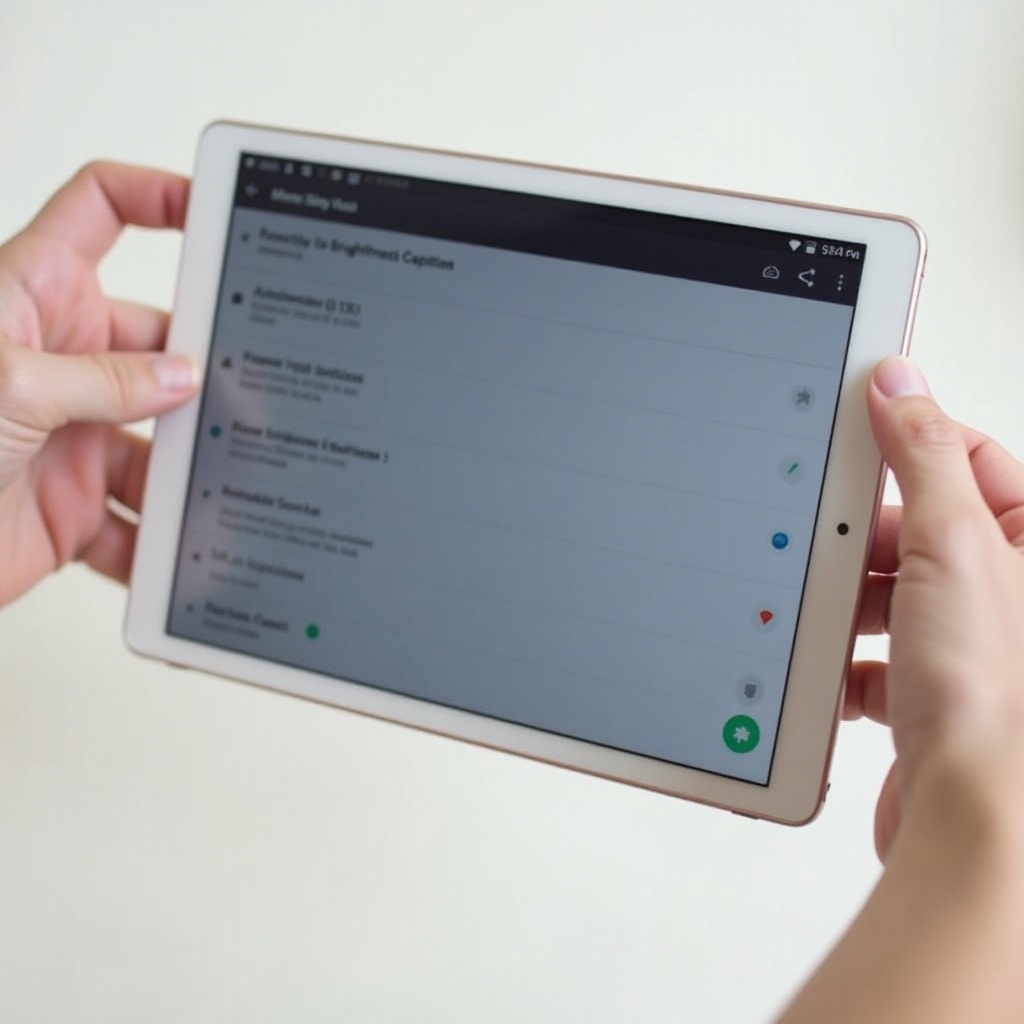 Samsung Tablet Helligkeit einstellen: Ihre Anleitung