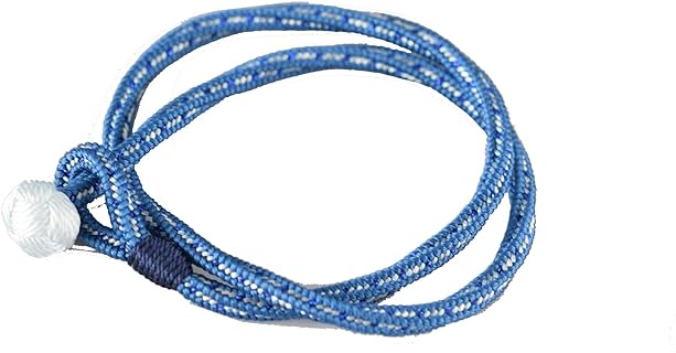 Red Japanese Kumihimo Silk Braided Bracelet for Men Women, Braided Double Bracelet, Handemade Kimono Bracelet, Gift for unisex (Blue)