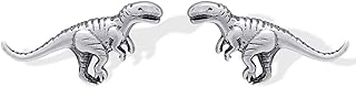 Boma Jewelry Sterling Silver Dinosaur Stud Earrings