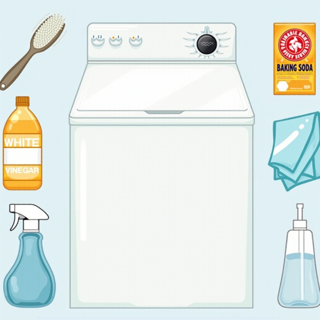 clean top load washer