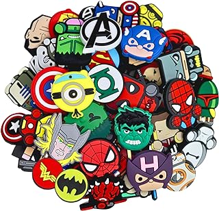 Cynically Happy 50pcs Selected unisex-adult Shoe Charms Decoration for Shoes, Clog Shoes, Wristband, Bracelet & Party Gift