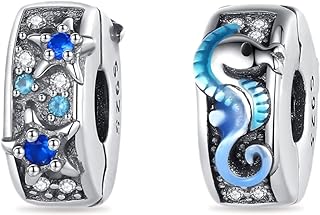 La Menars 925 Sterling Silver Positioning Buckle Charm Women's Bracelet Necklace Pendant Valentine's Day Mother's Day Girls Gift 2 Pieces/Pack