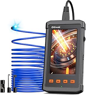 Oiiwak Endoscope Camera with Light, 4.3
