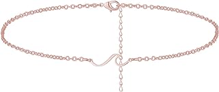 CSIYAN Wave Anklet Bracelet for Women Teen Girls,Charm Summer Surfer Beach Link Foot Ankle Bracelets Jewelry