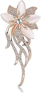MagiDeal Womens Flower Floral Bridal Wedding Bouquet Cheap Brooches Pin