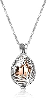 Hollow Flower Butterfly Urn Necklace for Ashes Stainless Steel Memorial Locket Pendant Keepsake Cremation Jewelry for Women