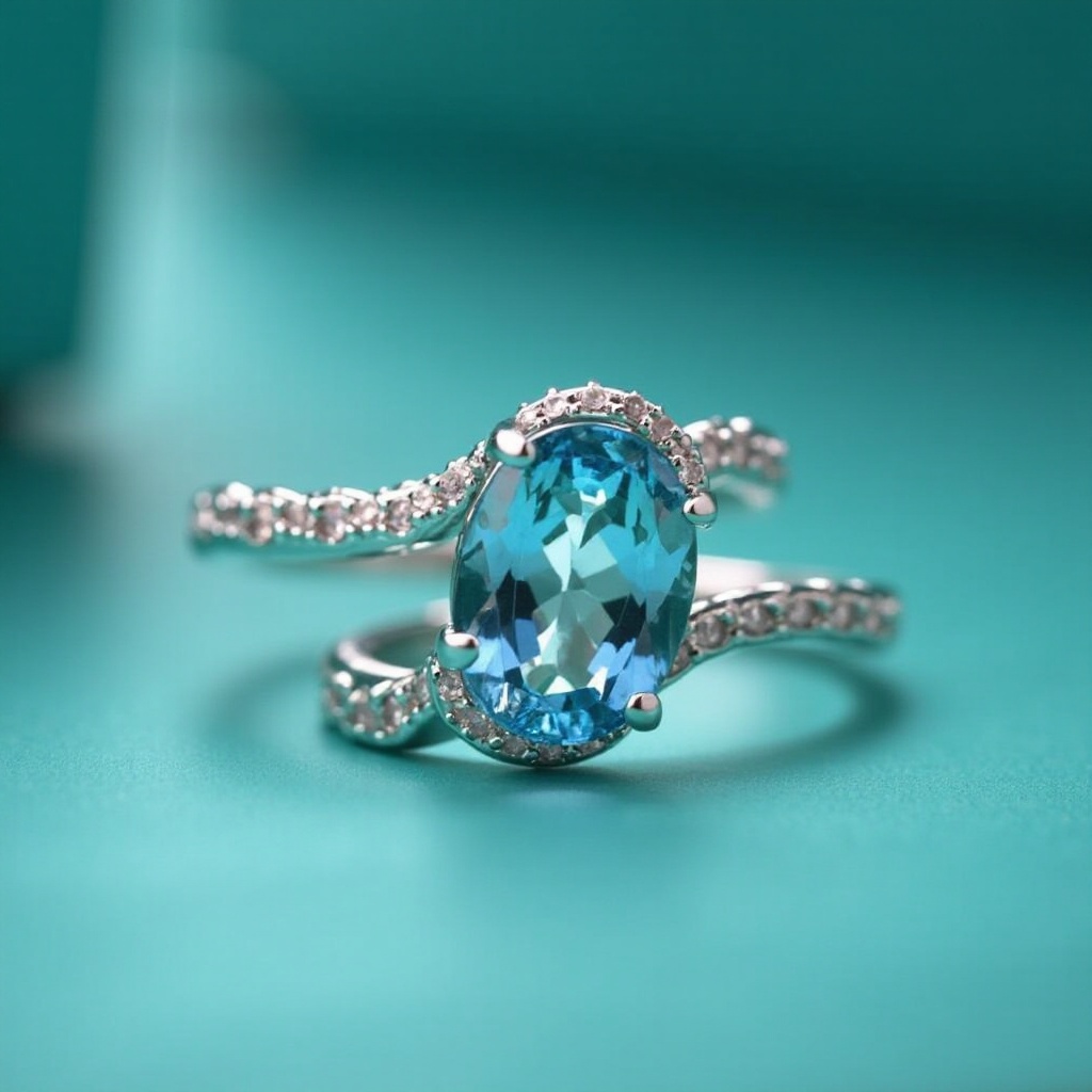 Anillos de aguamarina de Tiffany & Co.