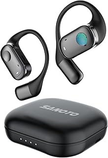 SANOTO Open Ear Kopfhörer Bluetooth 5.3 und Air Conduction, 30h Spielzeit, IPX6 Wasserdicht, ideal für Sport und Alltagsbewegung. Perfekt für Musik, Spiele und Telefonate