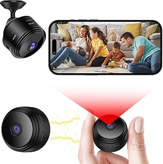 Genérica R9 Mini Cámara Espía 1080P HD con Visión Nocturna, 150° Ángulo de Visión, Larga Duración y Compatible con Tablet o Smartphone. Ideal para Espionaje en Casa o Negocios