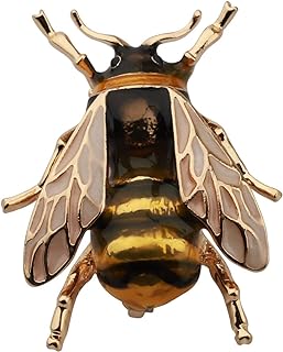 bobauna Gold Tone Honey Bee Insect Series Brooch Pin Accessories For Her