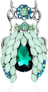 Vintage Beetle Brooches for Women Enamel Animal Insects Brooch Pins Clothing Accessory Jewelry Brooch