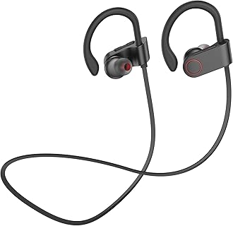 BLUESEABUY Bluetooth-Kopfhörer für Sportler mit 40 Stunden Wiedergabe und IPX6-Wasserfestigkeit, ideal zum Joggen und anderen Outdoor-Aktivitäten