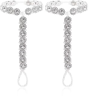 Bellady 2Pcs Pearl Ankle Chain Barefoot Sandals with Starfish Beach Wedding Foot Jewelry