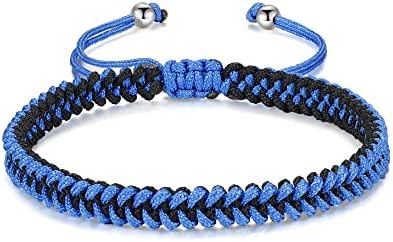 JENDEAR SHINE Braided Bracelet Ladies Men, Adjustable Rope Bracelet, Girls Boys Birthday Friendship Couple Gifts Handmade Jewelry