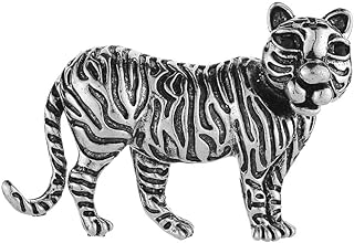 Vintage Golden Tone Wildlife Leopard Brooch Pin Animal Jewelry for Women Men