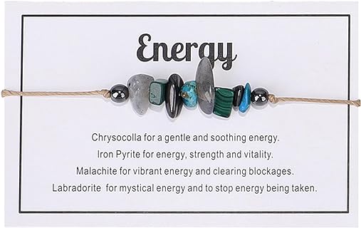 Magnetic Clasp Agate Spiritual Bead Bracelet, Bead Chain Design, Women's Natural Stone Healing Jewelry, 11.8 Inch Length