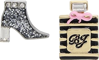 Betsey Johnson Womens Perfume Mismatch Earrings