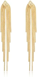 Tassel Earrings for Women, Gold Statement Earrings, Gold Dangle Earrings, Tassel Drop Earrings, Jewelry Gift Women Party Fashion