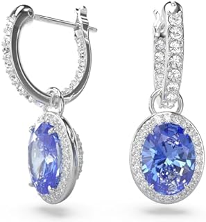 Swarovski Constella Collection - Crystal Drop Earrings with Exquisite Oval Shape Design