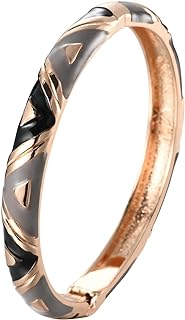 UJOY Vintage Bracelet Colorful Cloisonne Women Girls Hinged Bangles Enameled Bracelets Jewelry Gifts 55A44