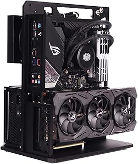MerainMe All-Aluminum Open Air Test Bench for LGA 1151 Socket with Excellent Cooling, Durable and Spacious, Ideal for PC Enthusiasts and Builders