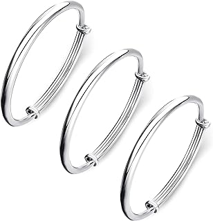 "Adjustable Half Bangle Bracelet+Box Chain or Gem Type+(For women)+Elegant Design" Long tiantian Gold Cuff & Wide Wire Bracelet Set, Top Jewelry Gift for Women and Girls