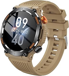 LAMA 耐衝撃スマートウォッチ, 1.46インチ大画面にBluetooth5.3通話機能搭載, 特殊合金素材でアウトドアに最適, iPhone/アンドロイド対応