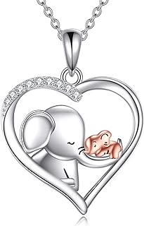 Sterling Silver Clasp Cow Bracelet Charm, Rolo Chain, Cubic Zirconia Gem, Ideal for Women and Girls, Heart-shaped Animal Jewelry Design