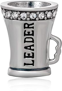 Sterling Silver Cheerleader Charm Bracelet with Silver Gem for Lovers, Friends, Mothers, Travelers - Perfect Valentine's Day Gift